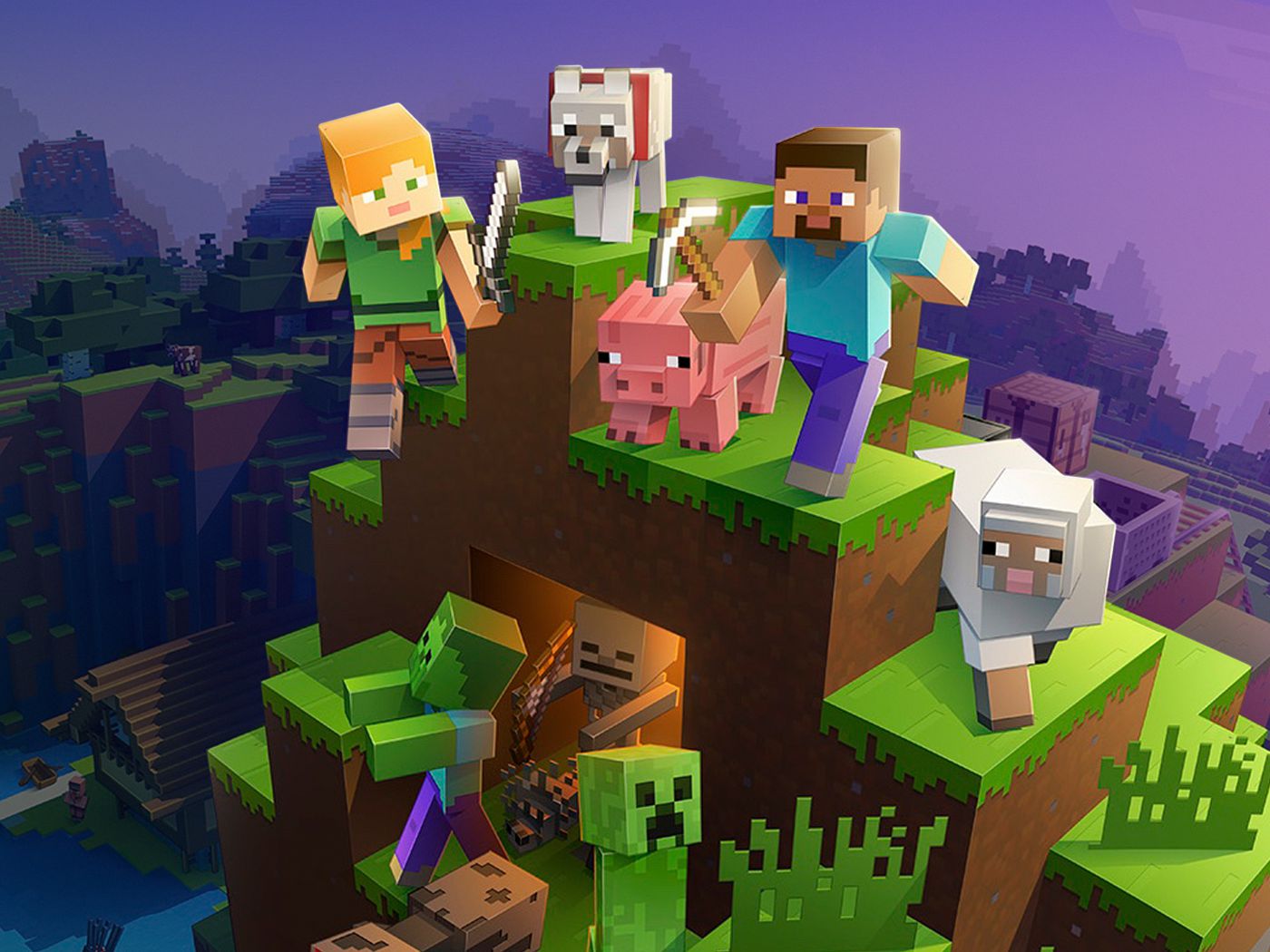 Picture of the Minecraft Logo